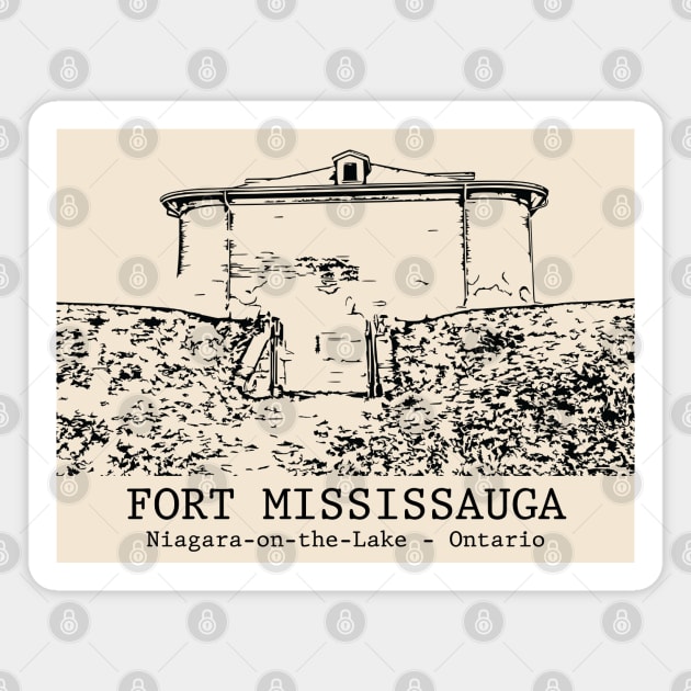 Fort Mississauga - Niagara-on-the-Lake ON Magnet by Lakeric